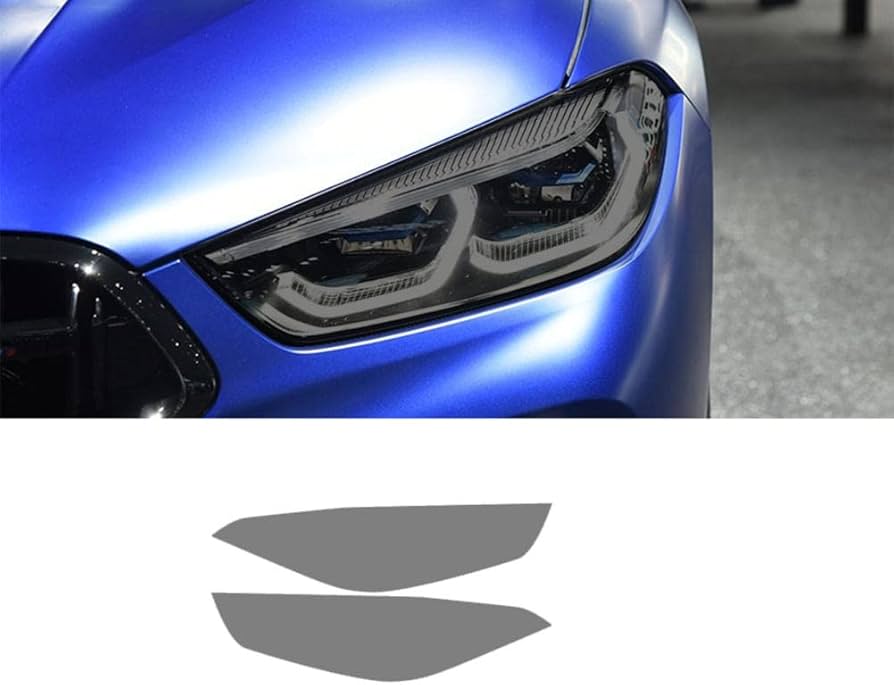 BMW F80 F82 M3 M4 ヘッドライト スモークフィルム BMW F80 F82 M3 M4 ヘッドライト スモークフィルム